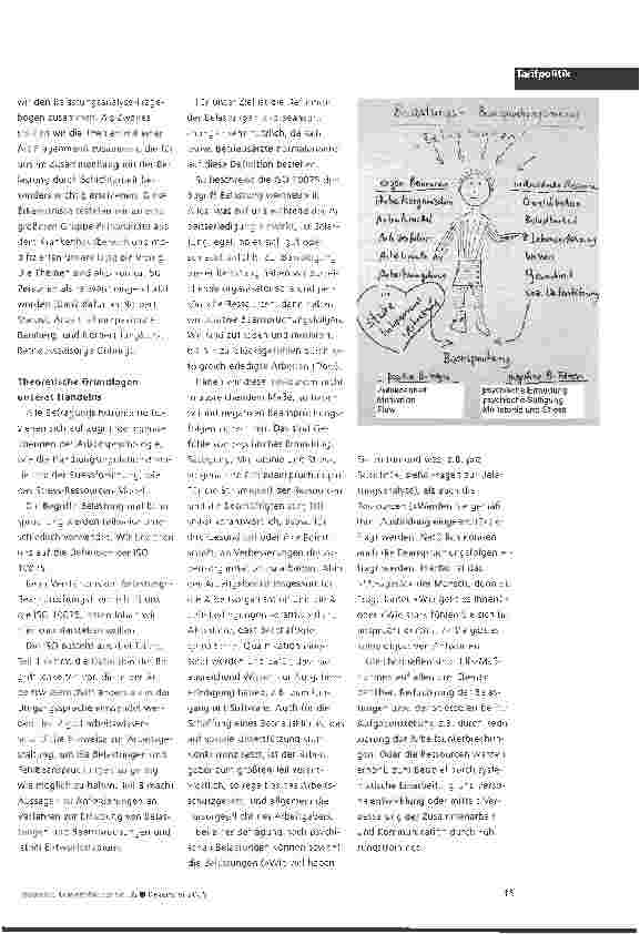 Vorschauseite 2: Handlungshilfe TVöD: Analyse psychischer Belastungen