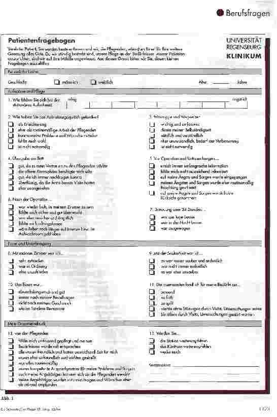 Vorschauseite 2: Humanität statt Anonymität - 1. Teil: Eine Priorität der Pflege? -