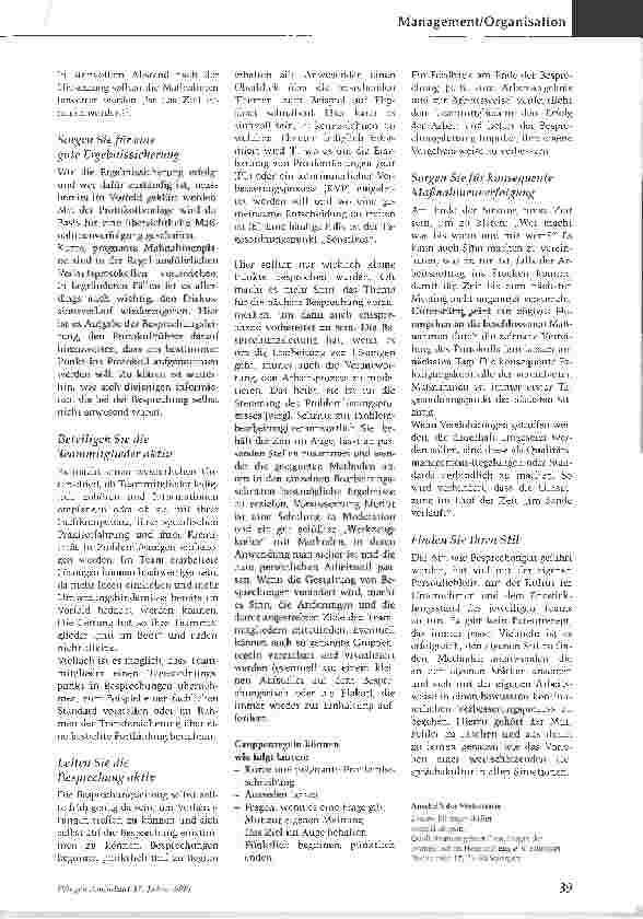 Vorschauseite 2: Besprechungen effizient gestalten