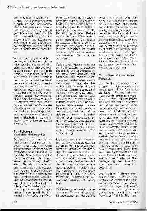 Vorschauseite 6: Migration und Soziale Netzwerke