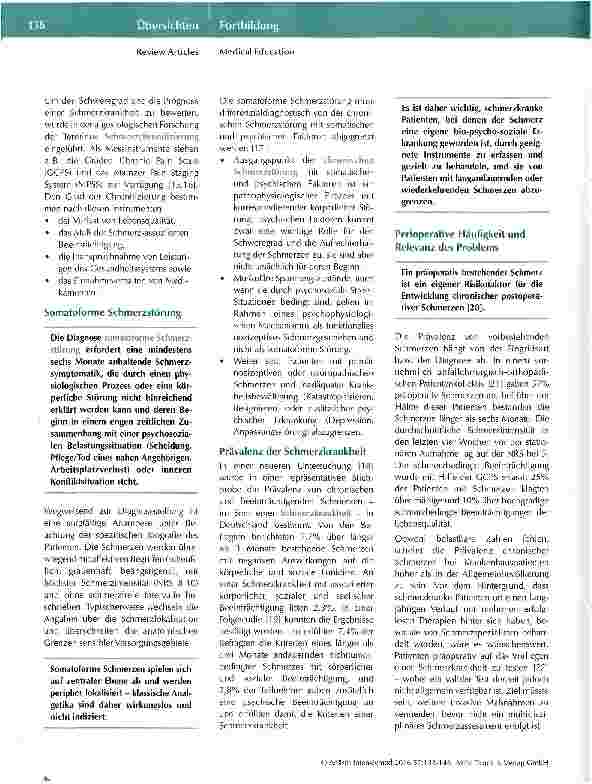 Vorschauseite 4: Perioperative Versorgung des schmerzkranken Patienten
