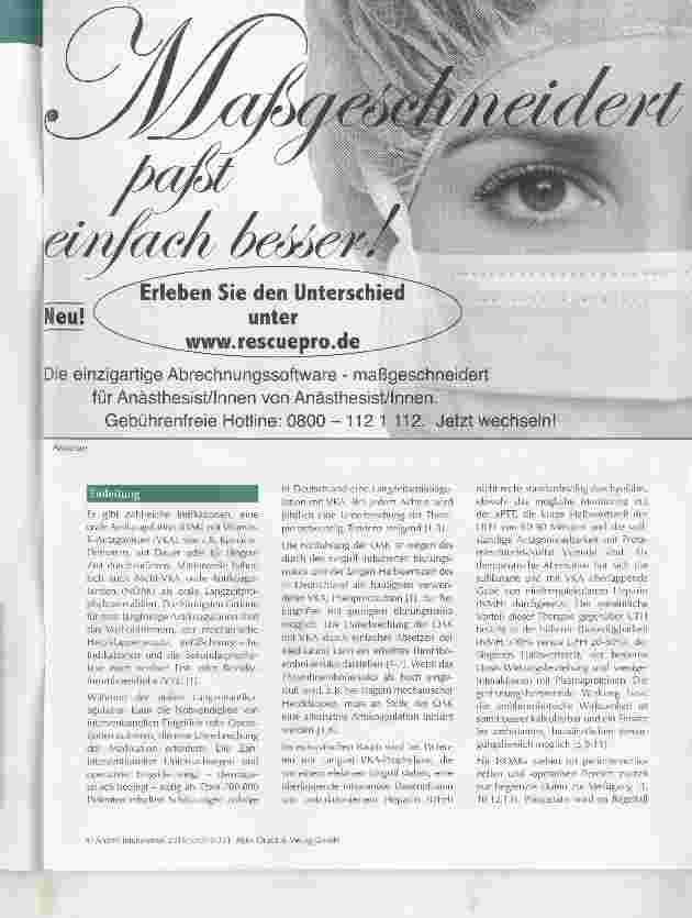 Vorschauseite 2: Update: Patienten unter oraler Antikoagulation mit VKA oder NOAK