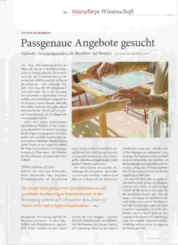 Vorschauseite 1: Passgenaue Angebote gesucht