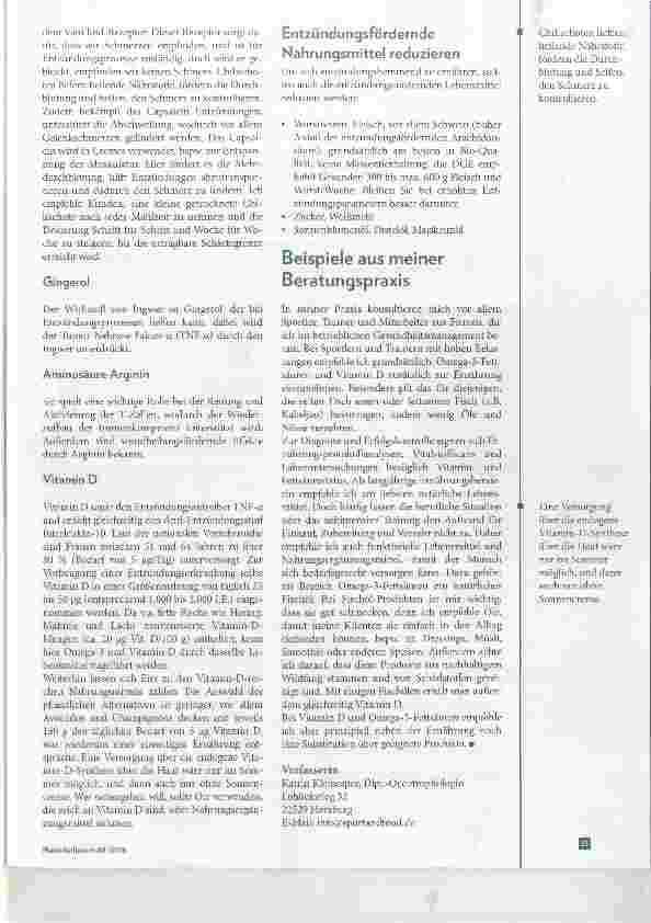 Vorschauseite 3: Entzündungshemmende Ernährung
