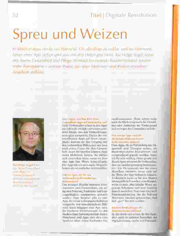Vorschauseite 1: Spreu und Weizen