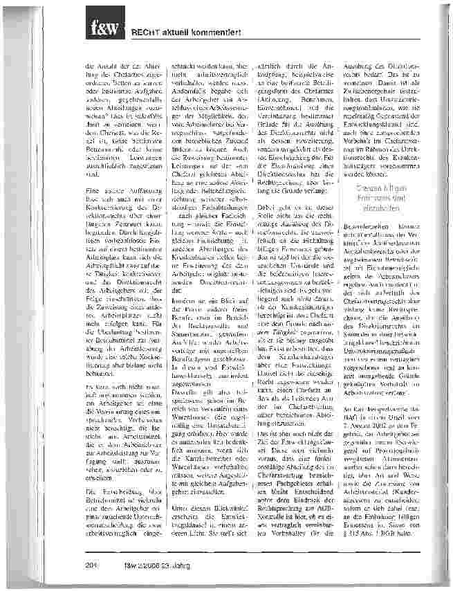 Vorschauseite 5: Entwicklungsklausel und anderen aktuellen Fragen