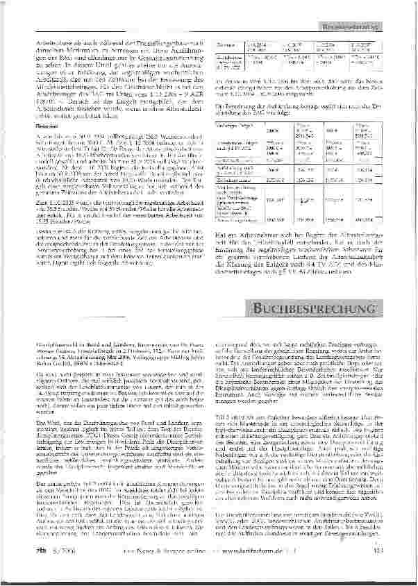Vorschauseite 4: Überleitung in den TVöD während eines laufenden Altersteilzeitarbeitsverhältnisses