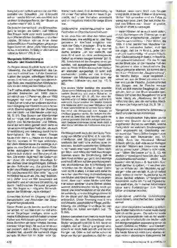 Vorschauseite 4: Stillen unter soziologischer Betrachtung Teil 2: Ursachen für das gegenwärtige Stillverhalten