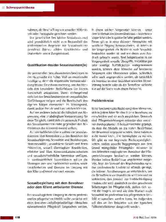 Vorschauseite 3: Sexualassistenz - professioneller Umgang mit der Sexualität von alten und pflegebedürftigen Menschen