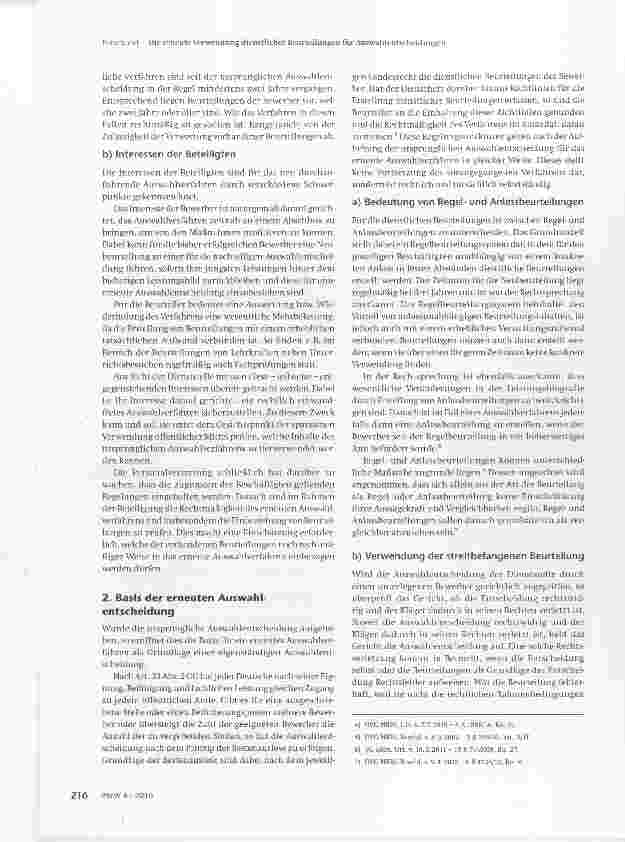 Vorschauseite 2: Die erneute Verwendung dienstlicher Beurteilungen für Auswahlentscheidungen