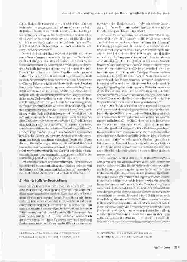 Vorschauseite 5: Die erneute Verwendung dienstlicher Beurteilungen für Auswahlentscheidungen