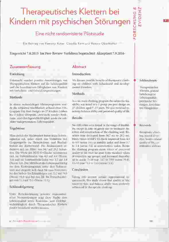 Vorschauseite 1: Kindern mit psychischen Störungen