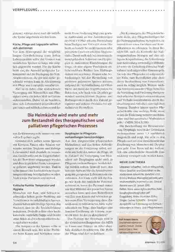 Vorschauseite 4: Der multimorbide Mensch im Fokus der Heimküche
