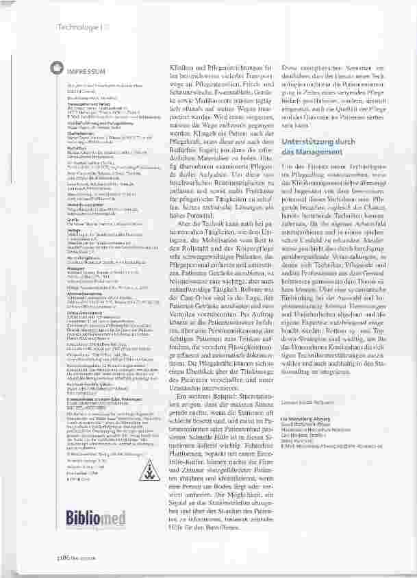 Vorschauseite 3: Technik und Pflegeberufe Mein Kollege, der Roboter