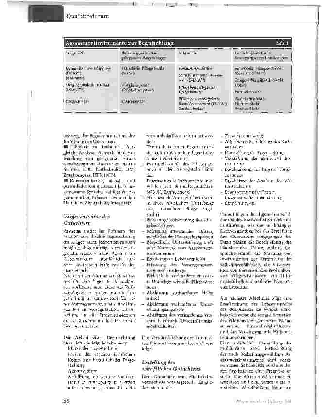 Vorschauseite 3: Pflegeprofis als GutachterImmer mehr Pflegewissenschaftler sind als Sachverständige gefragt