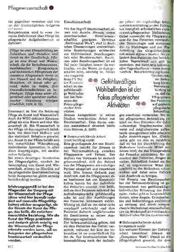 Vorschauseite 2: Pflegequlität durch pflegerische Emotionsarbeit