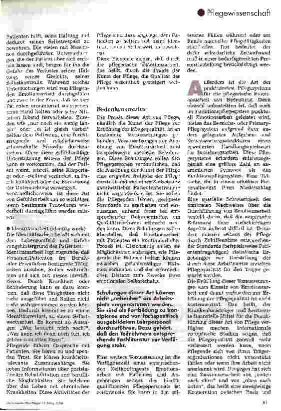 Vorschauseite 3: Pflegequlität durch pflegerische Emotionsarbeit