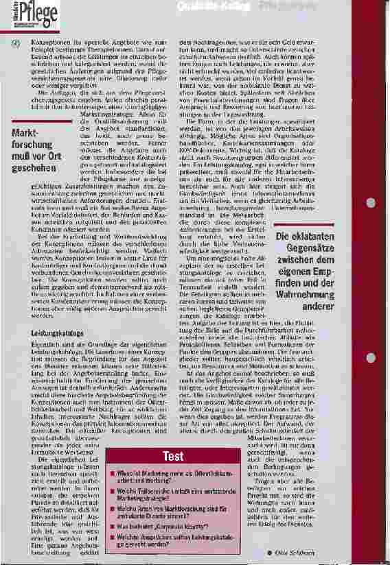 Vorschauseite 4: Marketing und Öffentlichkeitsarbeit Kundenorientierung als strategische Herausforderung für amb. Dienste
