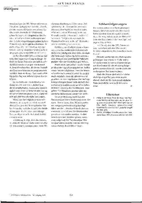 Vorschauseite 3: Trendanalyse der Ergebnisse von Dichtigkeitsprüfungen