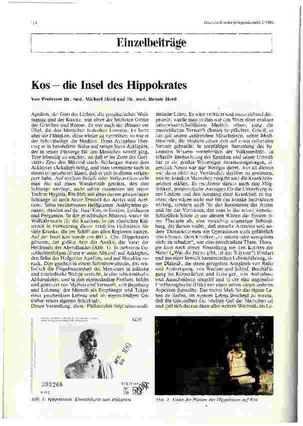 Vorschauseite 1: Kos - die Insel des Hippokrates