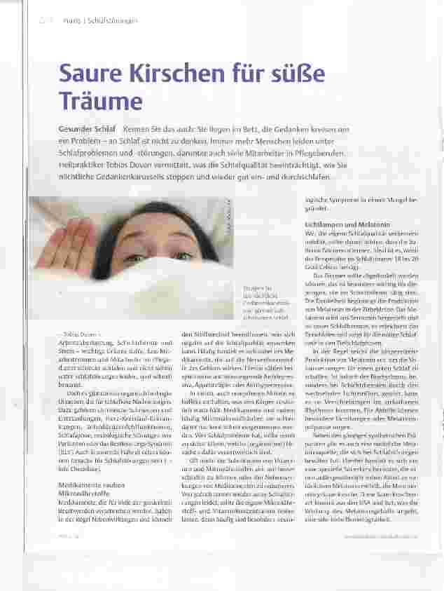 Vorschauseite 1: Saure Kirschen für süße Träume