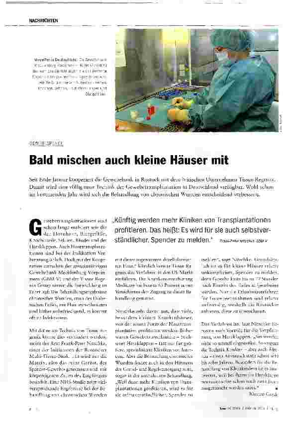 Vorschauseite 1: Bald mischen auch kleine Häuser mit