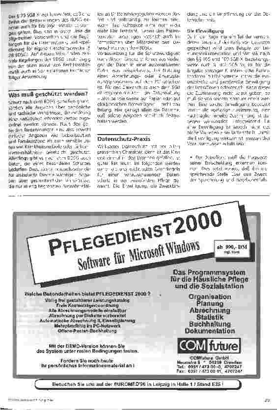 Vorschauseite 2: Datenschutz und Datensicherheit in ambulanten Diensten