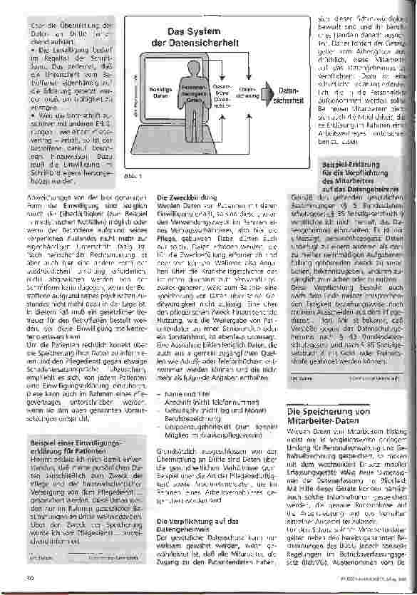 Vorschauseite 3: Datenschutz und Datensicherheit in ambulanten Diensten