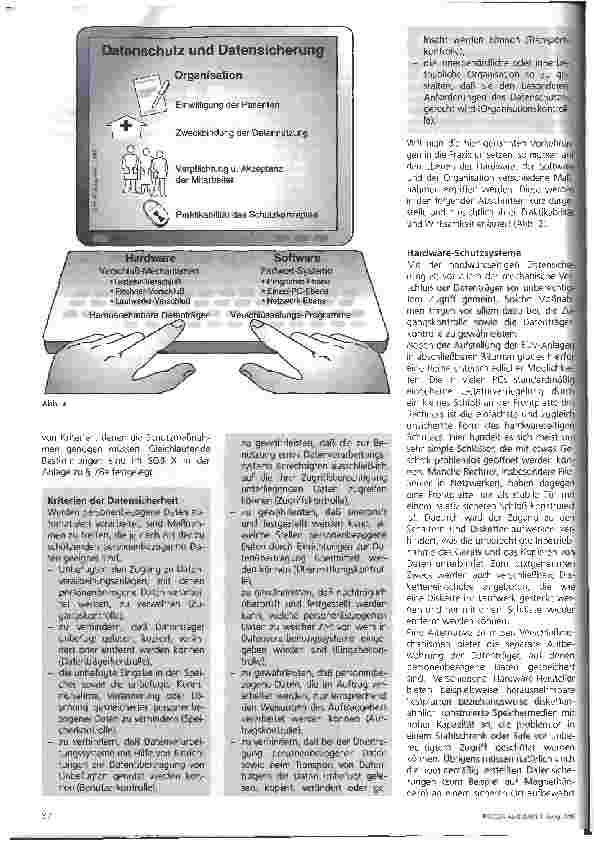 Vorschauseite 5: Datenschutz und Datensicherheit in ambulanten Diensten