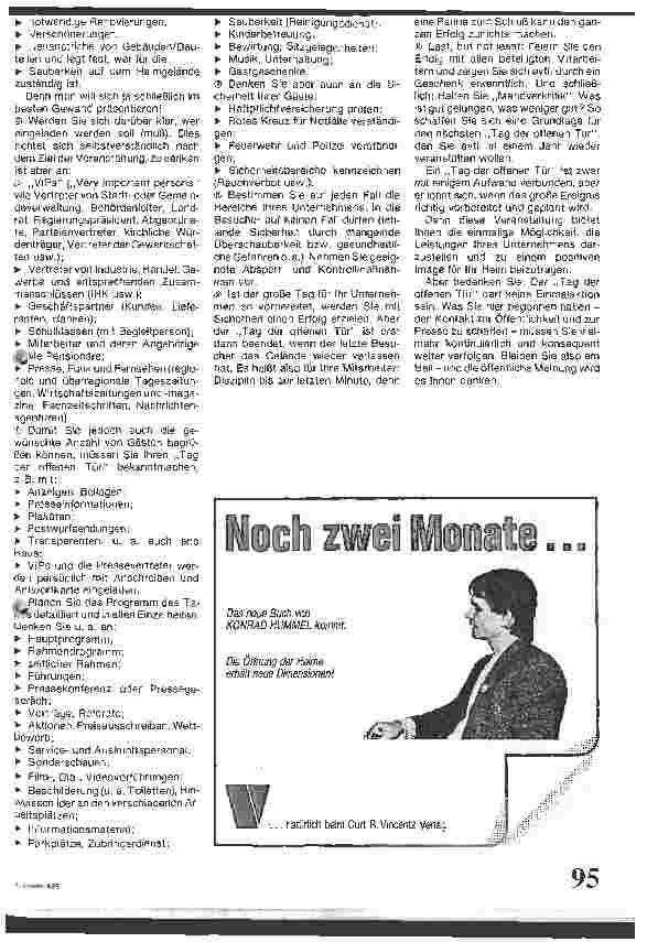 Vorschauseite 2: Mit dem Tag der offenen Tür zum positiven Image beitragen