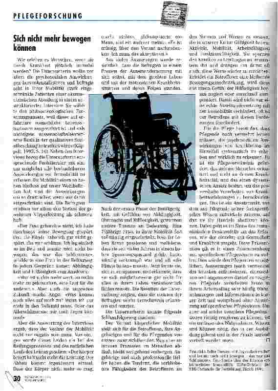 Vorschauseite 1: Sich nicht mehr bewegen können