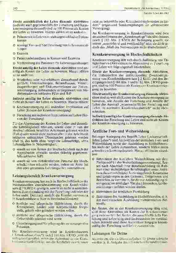 Vorschauseite 4: Forschung und Lehre in Hochschulkliniken und Akademischen Lehrkrankenhäusern