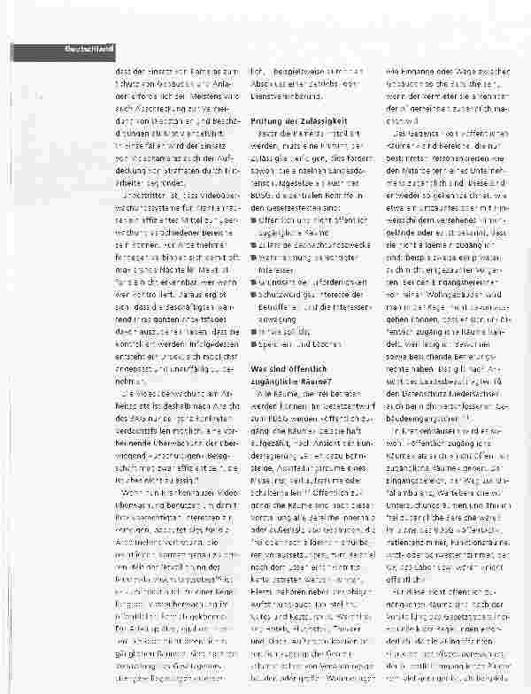 Vorschauseite 3: Videoüberwachung im Krankenhaus