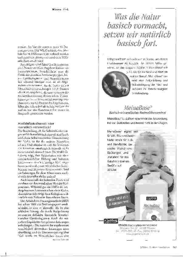 Vorschauseite 2: Nützlich oder stachelig? IGeL in der Schwangerenvorsorge