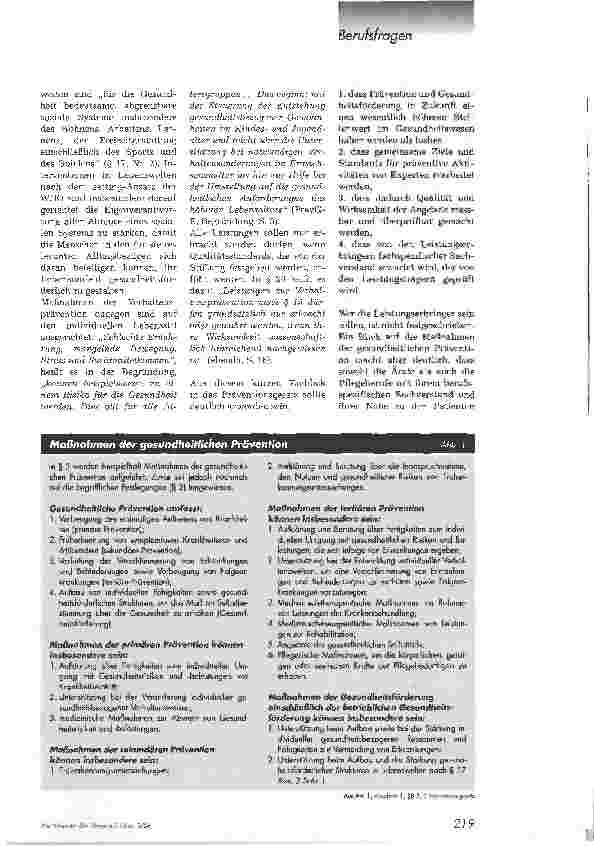 Vorschauseite 2: Das neue PräventionsgesetzEntwicklungsmöglichkeiten und Grenzen für Prävention undGesundheitsförderung in der Pflege