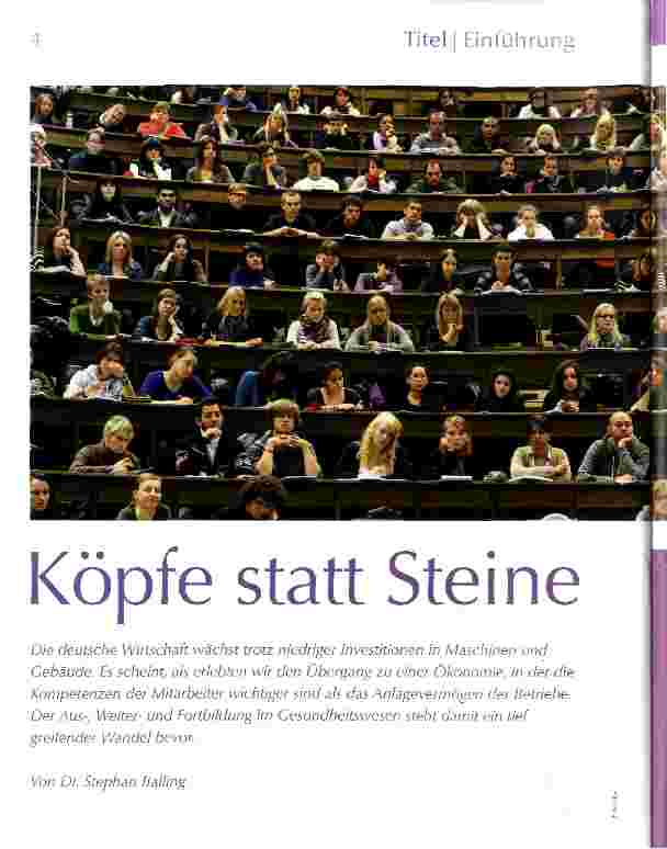 Vorschauseite 1: Köpfe statt Steine