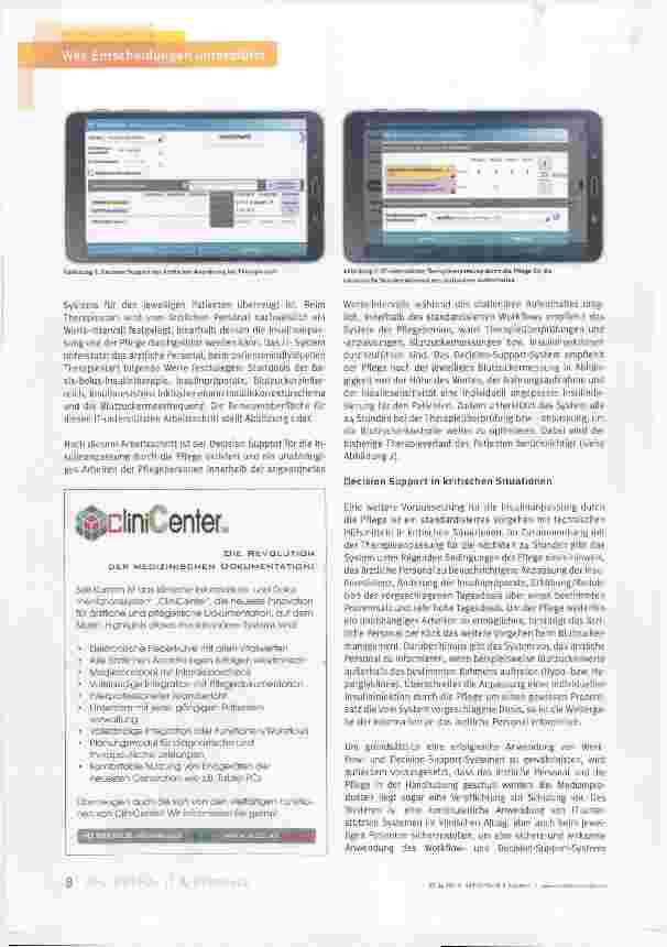 Vorschauseite 2: Decision Support für Diabetes