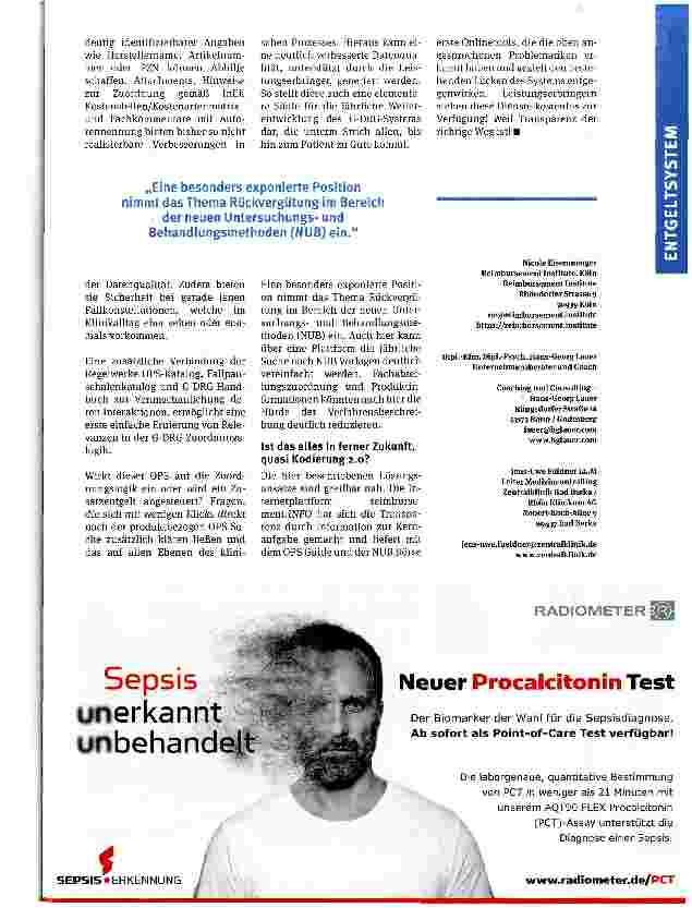 Vorschauseite 4: Zwischen Wirtschaftlichkeit und medizinischem Fortschritt