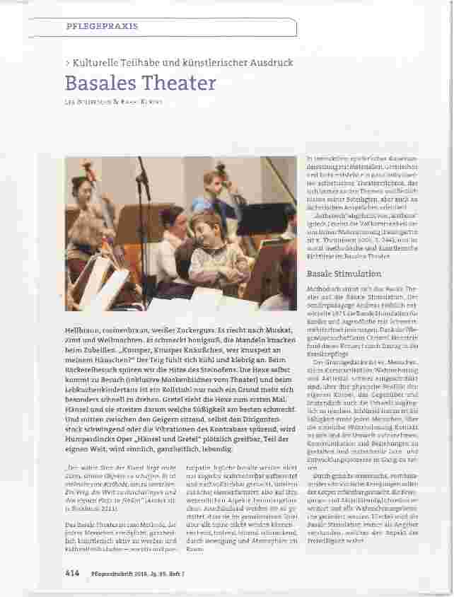 Vorschauseite 1: Basales Theater