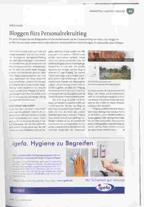 Vorschauseite 1: Bloggen fürs Personalrekruiting