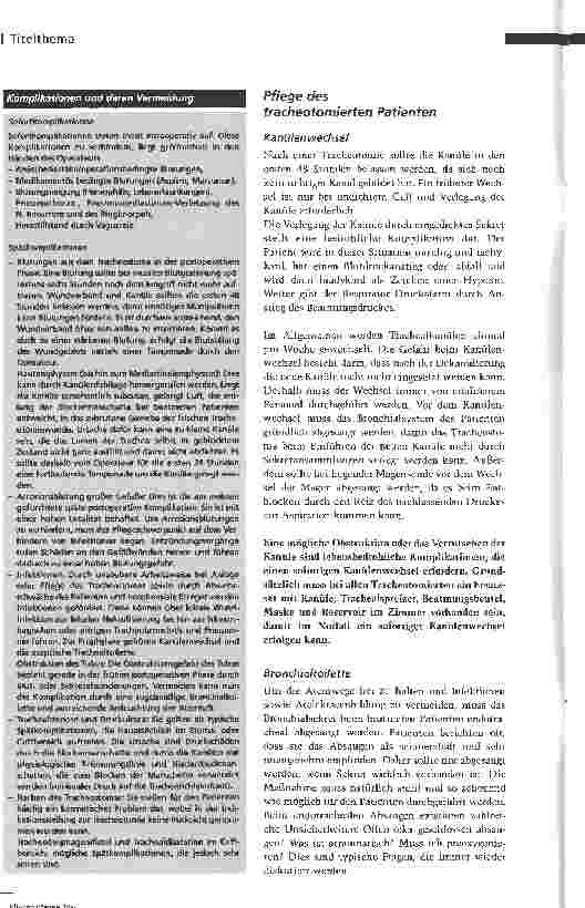 Vorschauseite 3: Pflege bei Tracheostoma