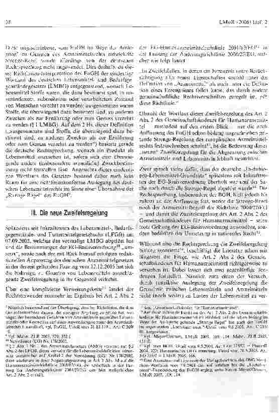 Vorschauseite 2: Zweifelhafte Zeiten für Grenzprodukte: Die Zweifelsregelung ist in der Praxis angekommen