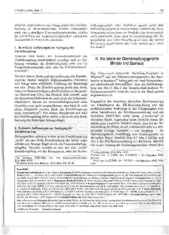 Vorschauseite 3: Zweifelhafte Zeiten für Grenzprodukte: Die Zweifelsregelung ist in der Praxis angekommen