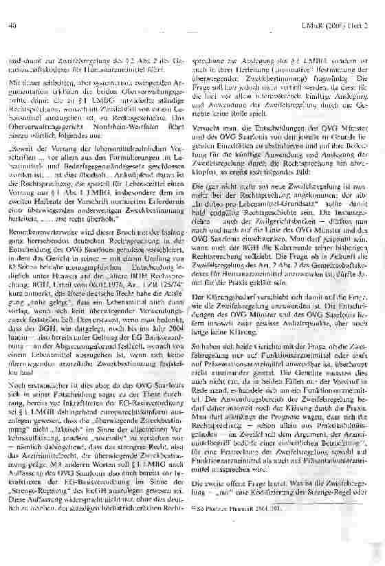 Vorschauseite 4: Zweifelhafte Zeiten für Grenzprodukte: Die Zweifelsregelung ist in der Praxis angekommen