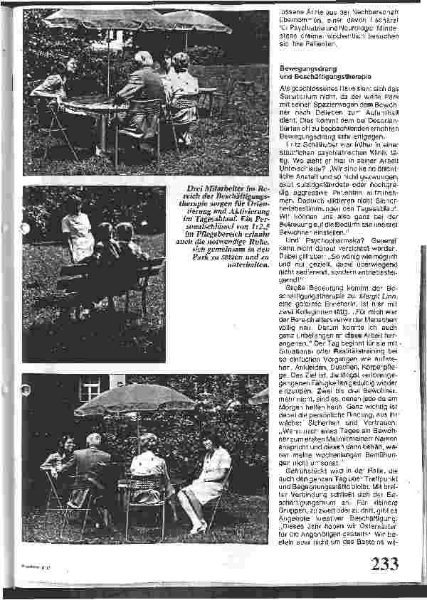 Vorschauseite 2: Wieder Boden unter den Füßen gewinnen / Das Sophien-Sanatorium des Collegium Augustinum in Thambach