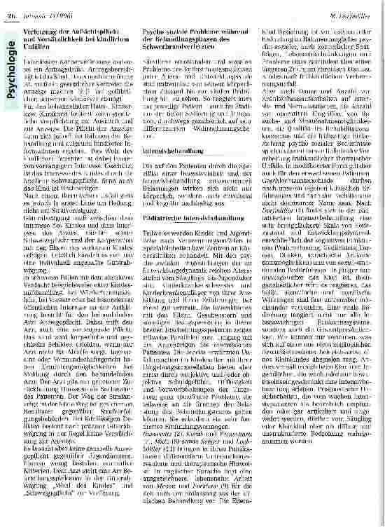 Vorschauseite 3: Probleme im Umgang mit Verbrennungspatienten