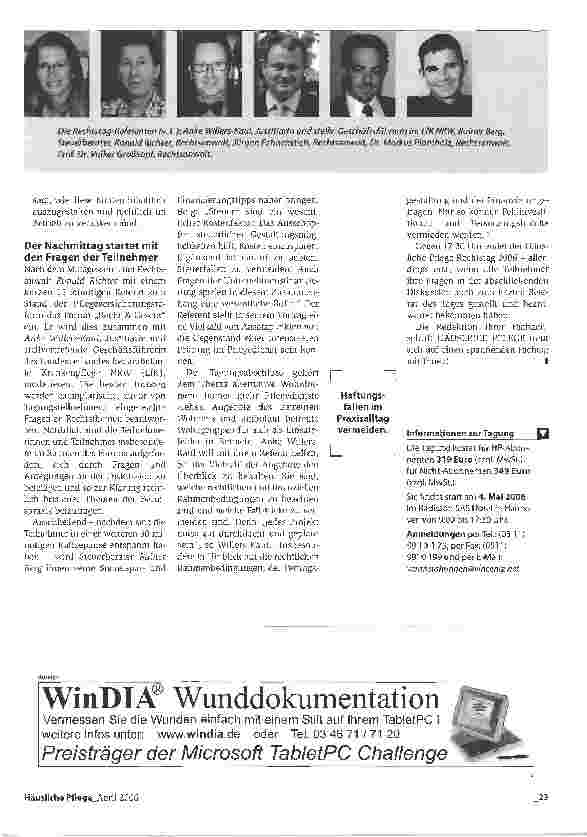 Vorschauseite 2: Pflegedienste im Recht