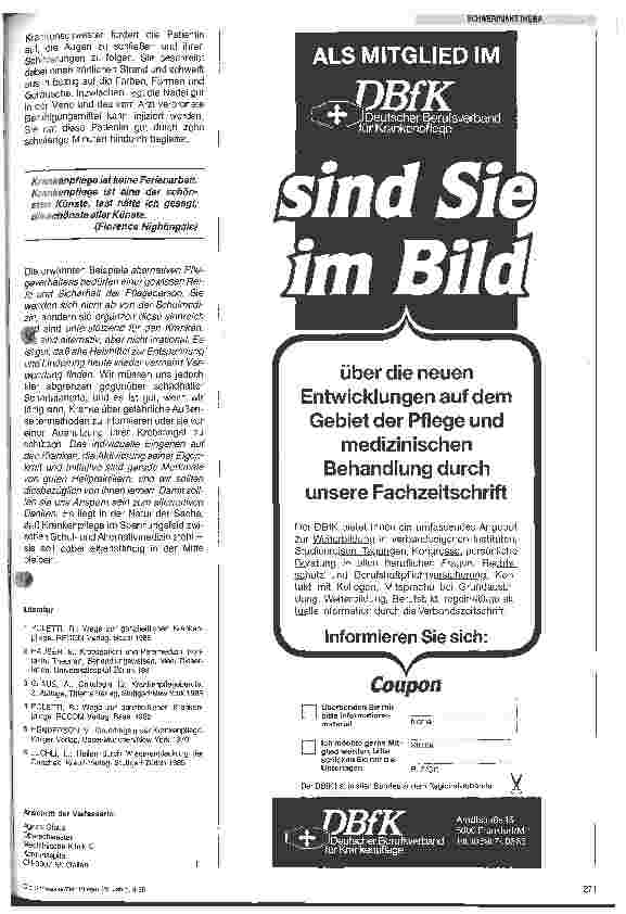 Vorschauseite 4: Krankenpflege im Spannungsfeld zwischen Schulund Alternativmedizin