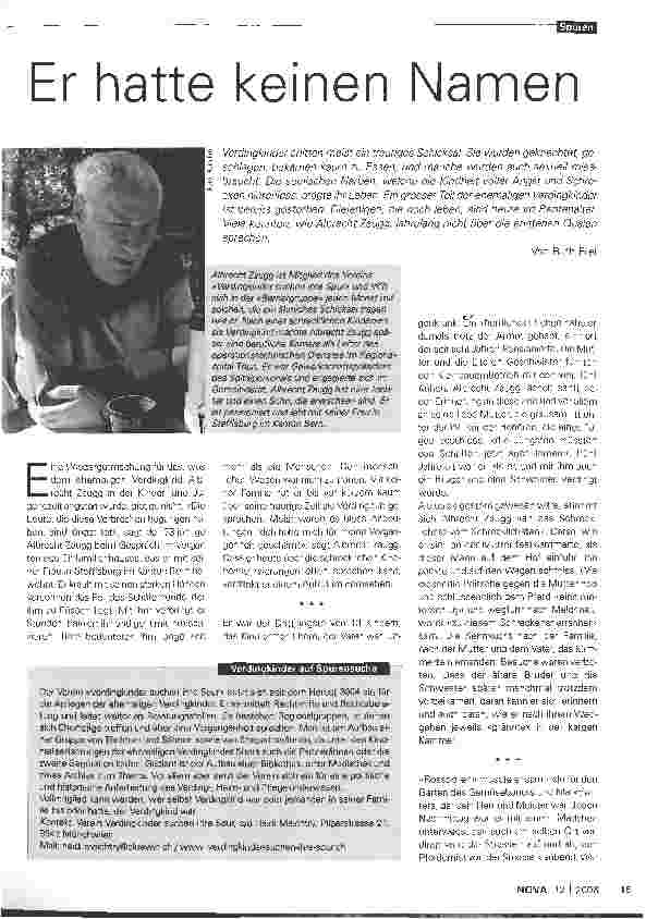 Vorschauseite 1: Er hatte keinen Namen