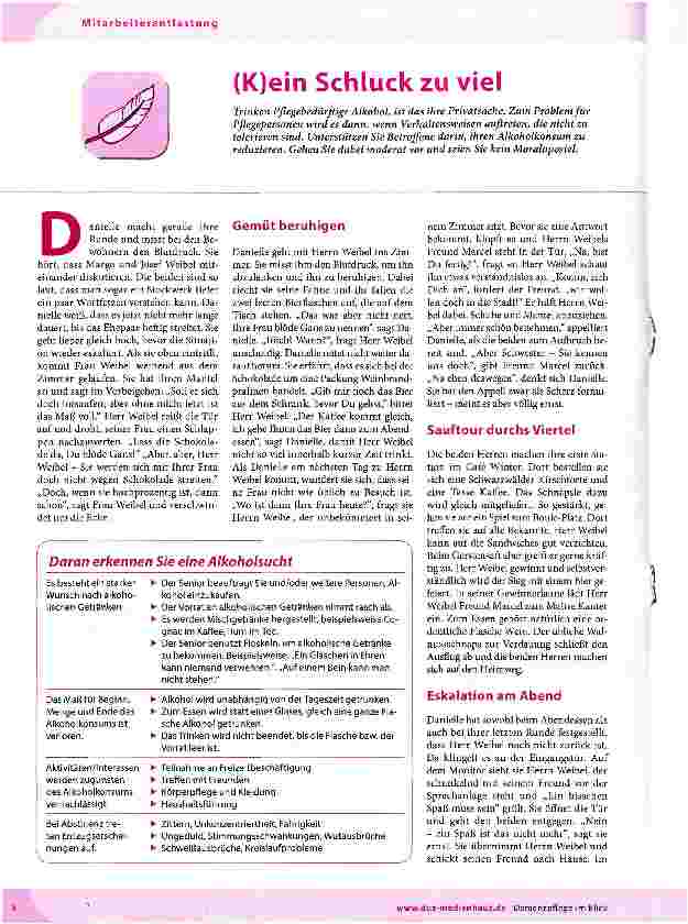 Vorschauseite 1: (K)ein Schluck zu viel